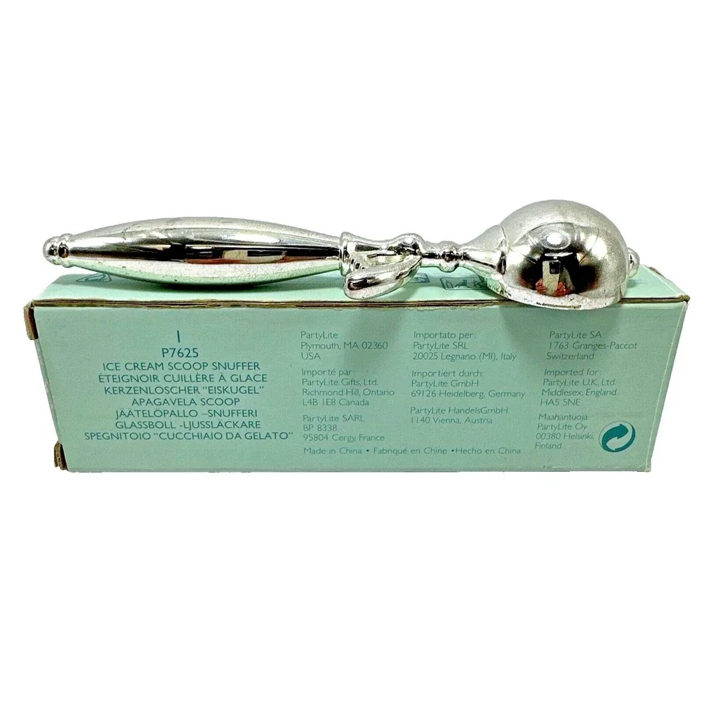 PartyLite Ice Cream‎ Scoop Snuffer Has scratches with Box P7625 - Picture 4 of 6
